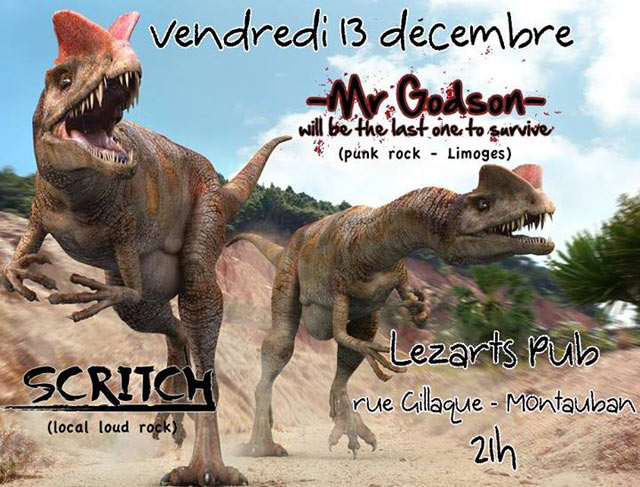 Mr Godson + Scritch au Les'Z'arts Pub le 13 décembre 2013 à Montauban (82)