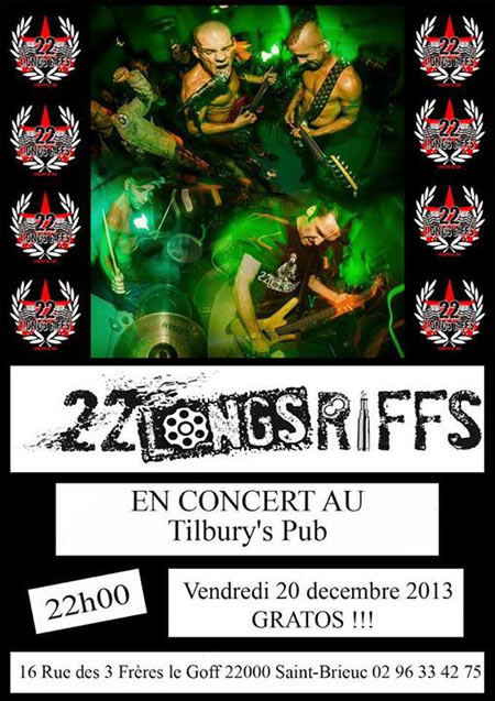 22 Longs Riffs au Tilbury's Pub le 20 décembre 2013 à Saint-Brieuc (22)