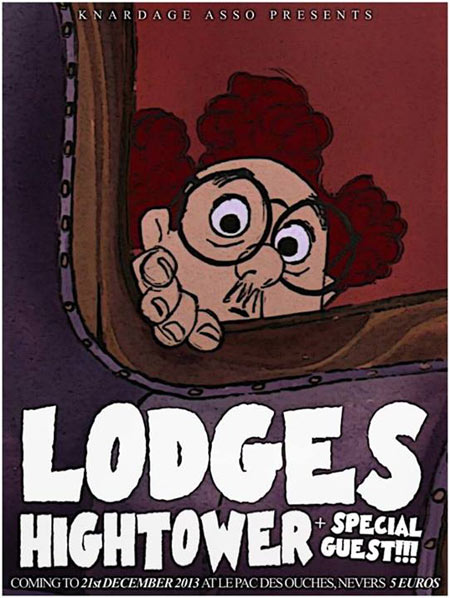 Lodges + Hightower + The Shit Eaters au PAC des Ouches le 21 décembre 2013 à Nevers (58)