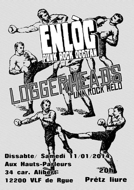 Enlòc + Loggerheads aux Hauts Parleurs le 11 janvier 2014 à Villefranche-de-Rouergue (12)
