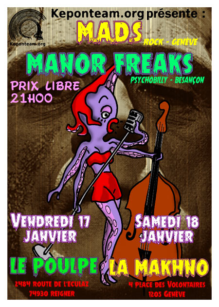 Manor Freaks / M.A.D.S. le 17 janvier 2014 à Reignier-Esery (74)