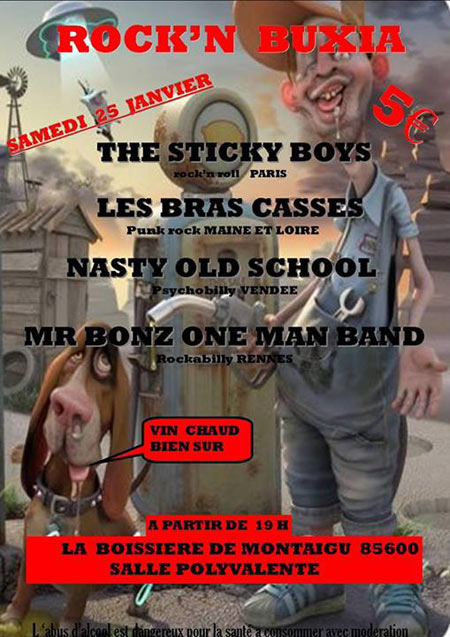 Rock'n Buxia le 25 janvier 2014 à La Boissiere-de-Montaigu (85)