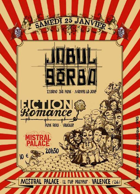 Jabul Gorba + Fiction Romance au Mistral Palace le 25 janvier 2014 à Valence (26)