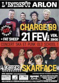 Skarface + Charge 69 + Fat Sheep à l'Entrepôt le 21 février 2014 à Arlon (BE)