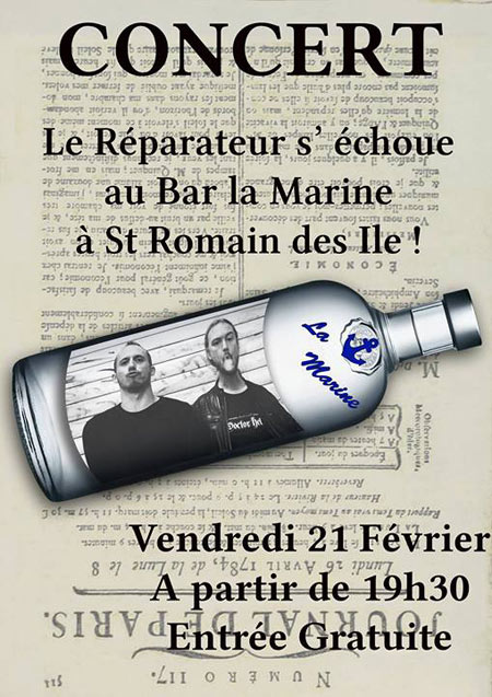 Le Réparateur à la Marine le 21 février 2014 à Saint-Symphorien-d'Ancelles (71)