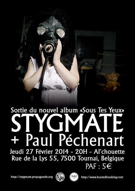 Stygmate + Paul Péchenart à 'A l'Chouette' le 27 février 2014 à Tournai (BE)