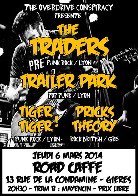 Concert au Road Caffé le 06 mars 2014 à Gières (38)