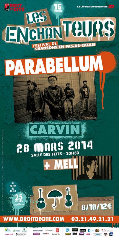 Parabellum au Centre Culturel Jean Effel le 28 mars 2014 à Carvin (62)