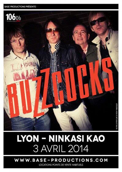Buzzcocks + Flayed au Ninkasi le 03 avril 2014 à Lyon (69)