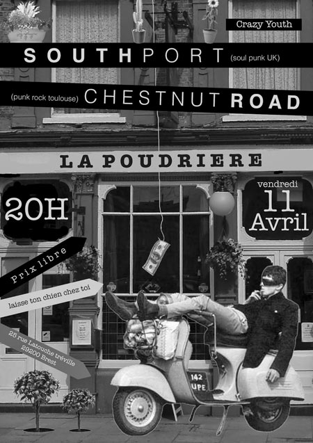 Southport + Chestnut Road à la Poudrière le 11 avril 2014 à Brest (29)