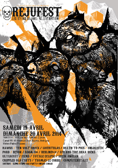 REJUFEST - 10 ans du label REJUVENATION le 19 avril 2014 à Bobigny (93)