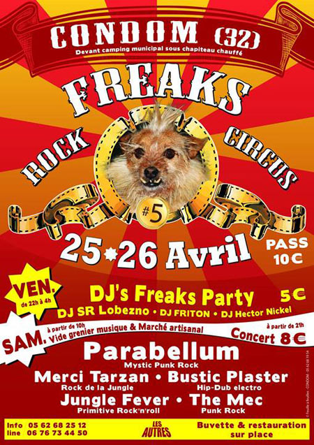 Freaks Rock Circus le 26 avril 2014 à Condom (32)