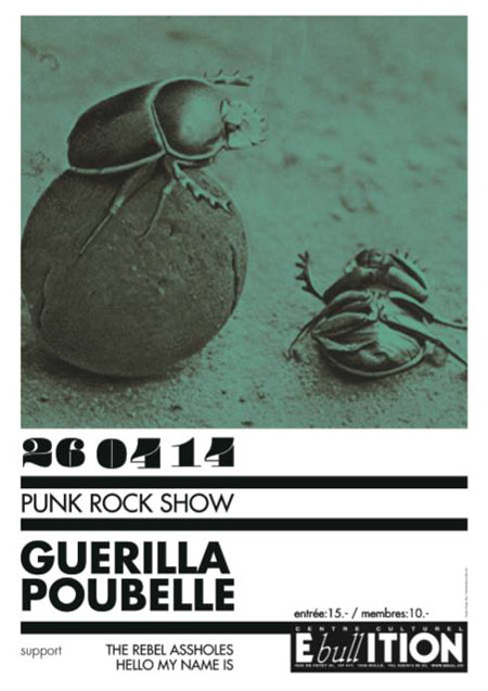 Concert Punk Rock à Ebullition le 26 avril 2014 à Bulle (CH)