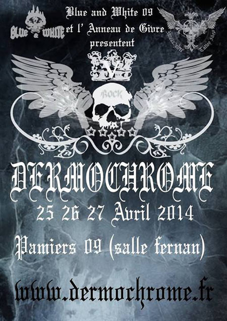 DERMOCHROME FESTIVAL - V8 WANKERS + THE BILLEXCITED le 26 avril 2014 à Pamiers (09)
