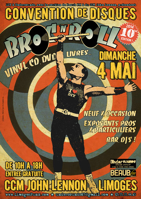 Dix ans de Broc'n'Roll au Centre Culturel Municipal John Lennon le 04 mai 2014 à Limoges (87)