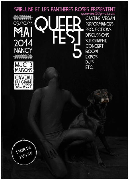 Queer Fest #5 au Caveau du Grand Sauvoy le 09 mai 2014 à Maxéville (54)