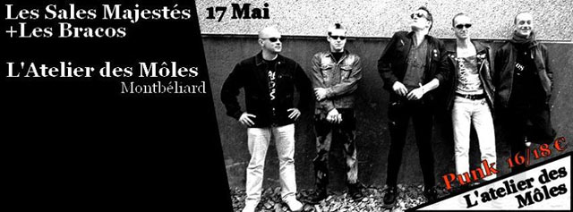 Les Sales Majestés + Les Bracos à l'Atelier des Môles le 17 mai 2014 à Montbéliard (25)