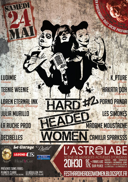 Hard Headed Women #2 le 24 mai 2014 à Orléans (45)