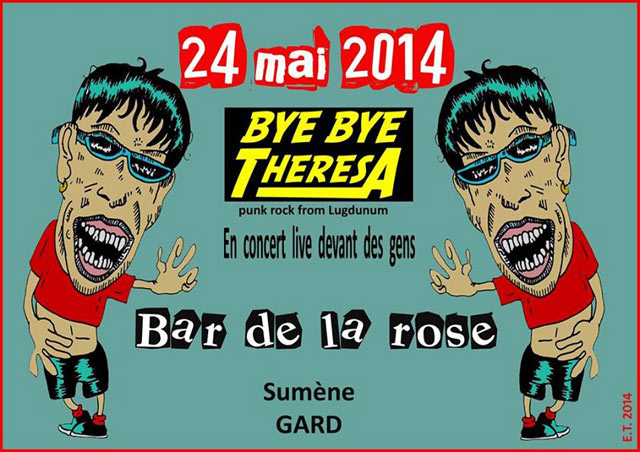 Bye Bye Theresa au bar de la Rose le 24 mai 2014 à Sumène (30)