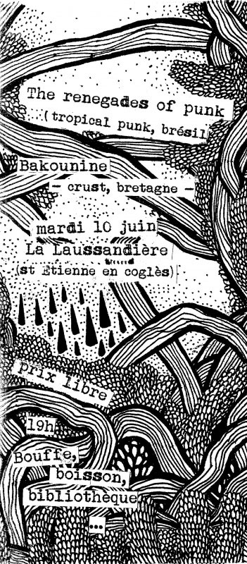 The Renegades Of Punk + Bakounine le 10 juin 2014 à Saint-Etienne-en-Coglès (35)