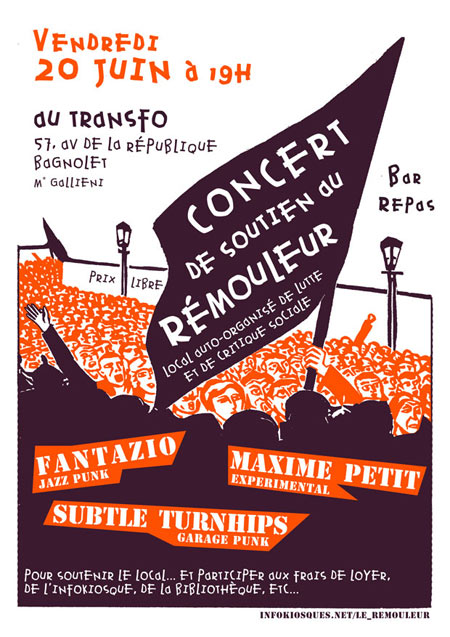 Concert avec Fantazio / Subtle Turnhips / Maxime Petit le 20 juin 2014 à Bagnolet (93)