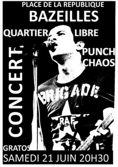 Quartier Libre + Punch Chaos le 21 juin 2014 à Bazeilles (08)