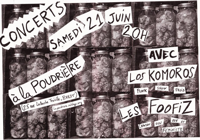 Los Komoros + Les Foofiz à la Poudrière le 21 juin 2014 à Brest (29)