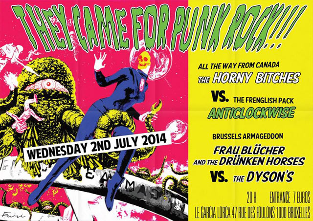 Concert Punk Rock au Garcia Lorca le 02 juillet 2014 à Bruxelles (BE)