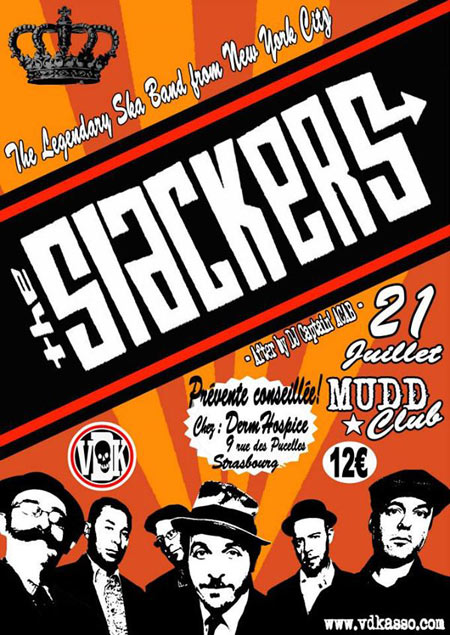 The Slackers au Mudd Club le 21 juillet 2014 à Strasbourg (67)