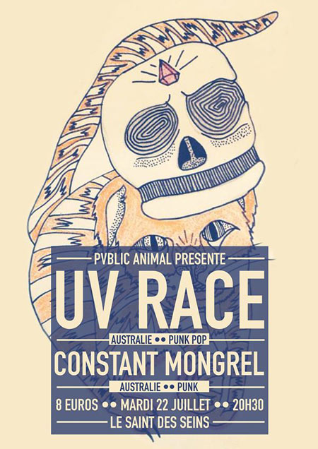 The UV Race + Constant Mongrel au Saint des Seins le 22 juillet 2014 à Toulouse (31)