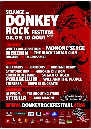 Donkey Rock Festival Parabellum le 09 août 2014 à Messancy (BE)