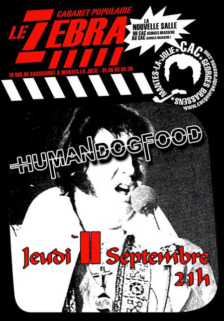 Human Dogfood au Zébra le 11 septembre 2014 à Mantes-la-Jolie (78)