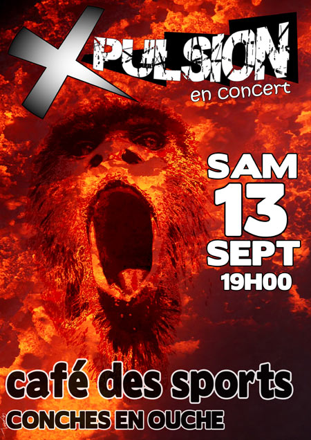 X-Pulsion en concert le 13 septembre 2014 à Conches-en-Ouche (27)