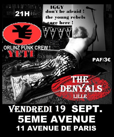 The Denyals + Yeti au 5ème Avenue le 19 septembre 2014 à Orléans (45)