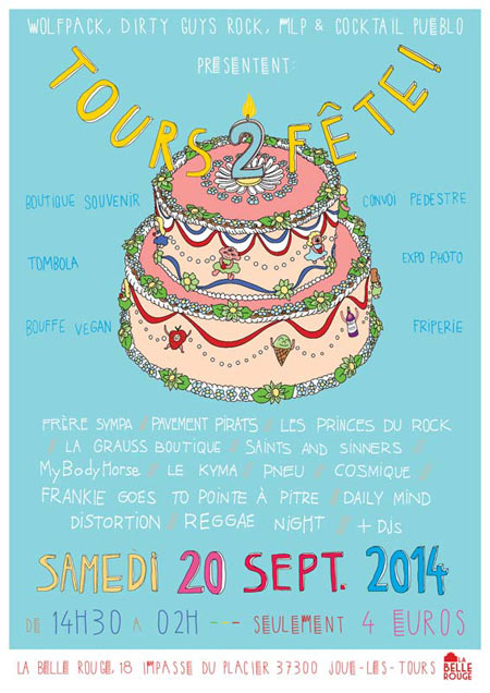 Tours de fête #2 le 20 septembre 2014 à Joué-lès-Tours (37)