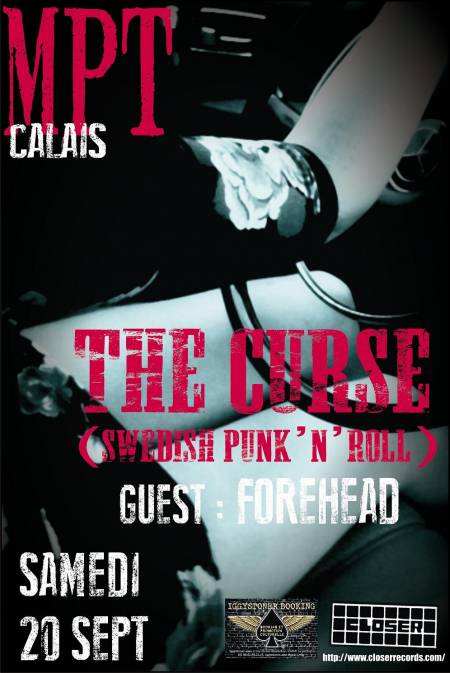 The Curse + Forehead à la Maison Pour Tous le 20 septembre 2014 à Calais (62)