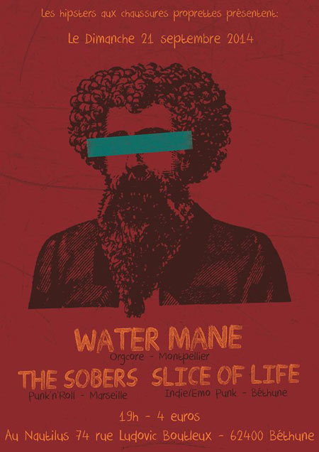 Water Mane + The Sobers + Slice Of Life au Nautilus le 21 septembre 2014 à Béthune (62)