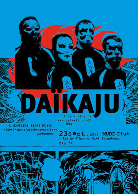Daikaiju au Mudd Club le 23 septembre 2014 à Strasbourg (67)
