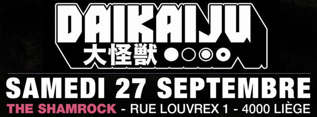 Daikaiju + Pirato Ketchup @ The Shamrock le 27 septembre 2014 à Liège (BE)