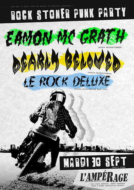Rock Stoner Punk Party à l'Ampérage le 30 septembre 2014 à Grenoble (38)