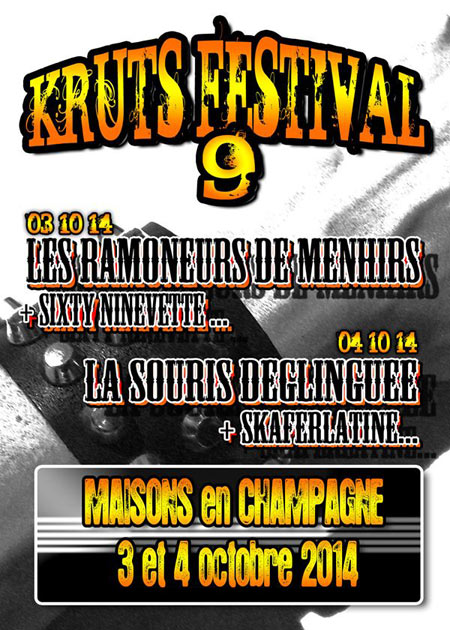 Kruts Festival #9 le 03 octobre 2014 à Maisons-en-Champagne (51)