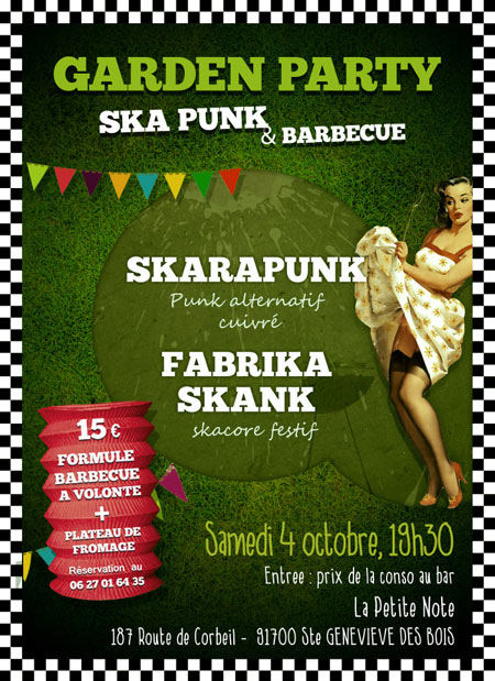Skarapunk + Fabrika Skank @ La Petite Note le 04 octobre 2014 à Sainte-Geneviève-des-Bois (91)