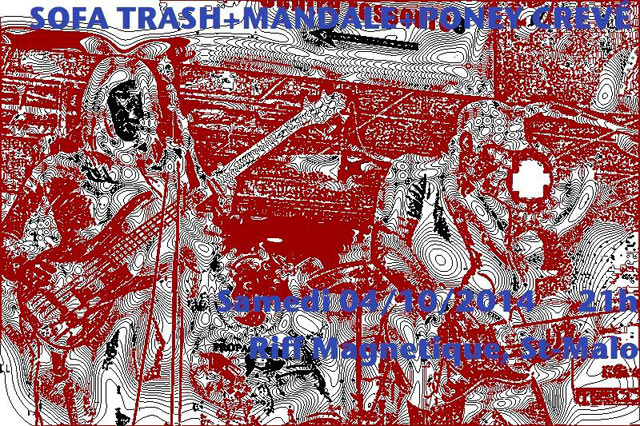 Sofa Trash + Mandale + Poney Crevé au Riff Magnétique le 04 octobre 2014 à Saint-Malo (35)