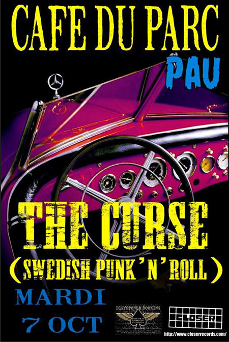 The Curse au Café du Parc le 07 octobre 2014 à Pau (64)