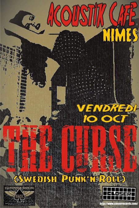 The Curse à l'Acoustik Café le 10 octobre 2014 à Nîmes (30)