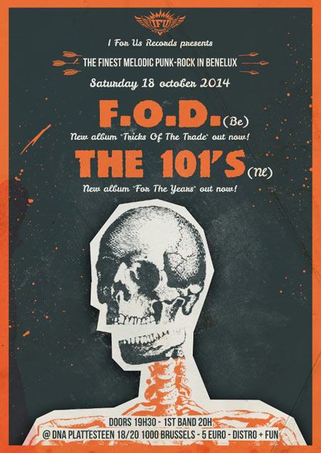 F.O.D. + The 101's au DNA le 18 octobre 2014 à Bruxelles (BE)