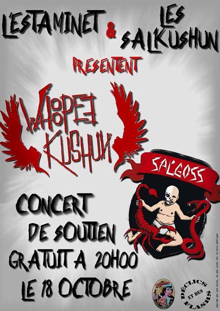 Whoopee Kushun + Les Sal'Gosses à l'Estaminet le 18 octobre 2014 à Vagney (88)