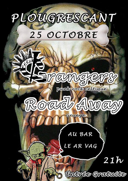 Grangers + Road Away au bar Ar Vag le 25 octobre 2014 à Plougrescant (22)