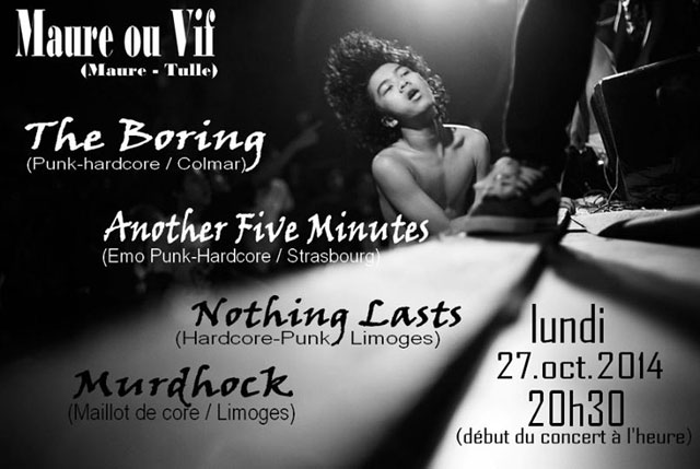 The Boring +Another Five Minutes +guests à Maure ou Vif le 27 octobre 2014 à Tulle (19)