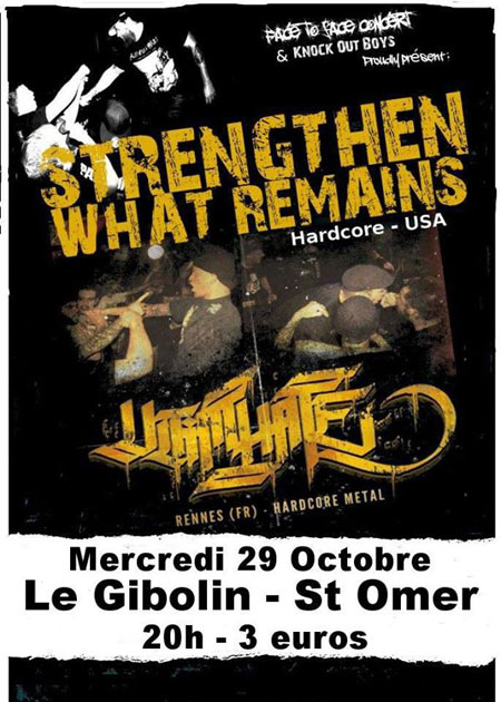HxC show au Gibolin le 29 octobre 2014 à Saint-Omer (62)